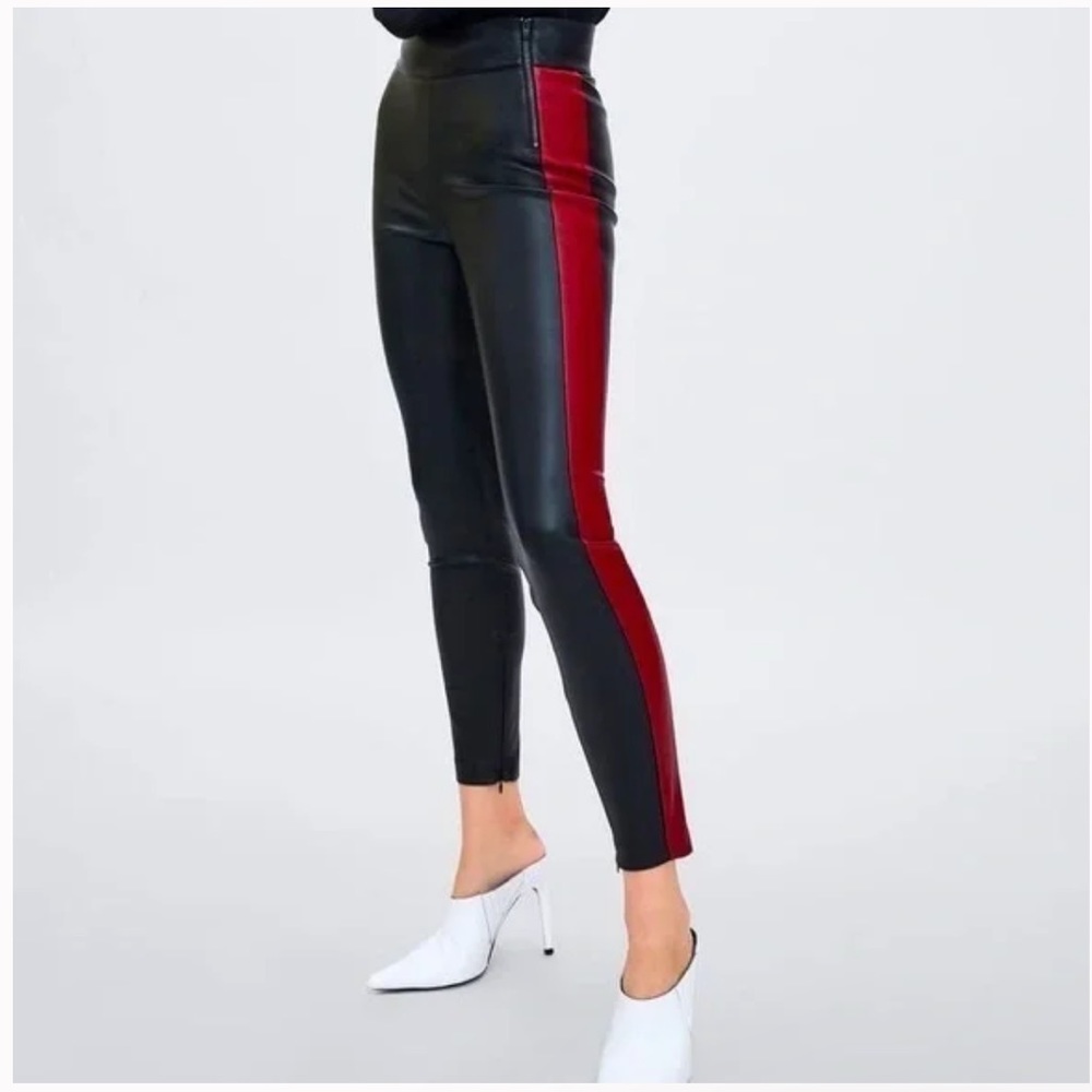 Zara Faux Leather Pants